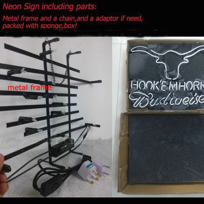 "WE BUY GOLD OPEN" Neon Sign (Glass Tube)